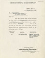 Letter from The American Crystal Sugar Company to The Dominguez Estate, November 19, 1945