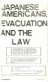 Japanese Americans, evacuation and the law