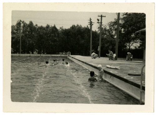 Kyoto Botanical Garden swimming pool