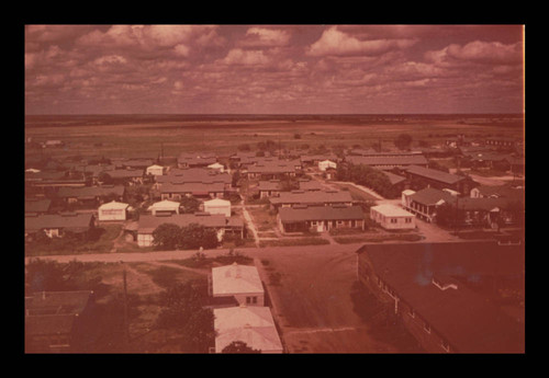 Aerial photograph of Crystal City Department of Justice Internment Camp