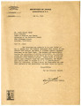Letter from Tom C. Clark, Assistant Attorney General of the United States, to Frank Herron Smith, May 31, 1945