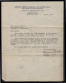 Letter from Herman P. Goebel, Jr., Captain, Cavalry, Adjutant, to Mrs. George Nakamura, May 1, 1942