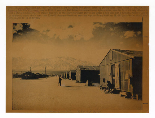 Barracks at Manzanar