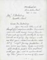 Letter from Mr. [Toske Hoshimiya] and Mrs. Hoshimiya to Mr. J. R. [Ralph] McFarling, November 18, 1945