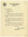 Letter from Francis Biddle, Attorney General of the United States, to Frank Herron Smith, May 8, 1945