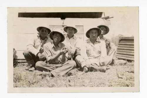 Lumberjack crew in Jerome camp