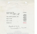 [Land lease rent and equipment sale balance for George Kazuo Kawaichi], June 29, 1943