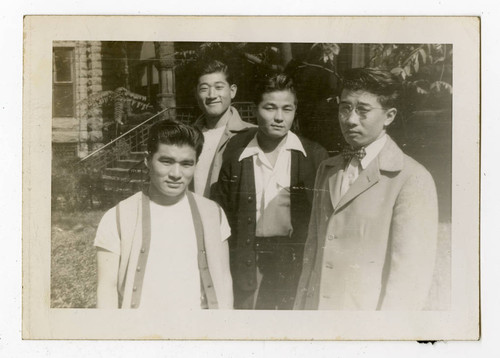 Atsushi Art Ishida and Takashi Ishida with neighbors