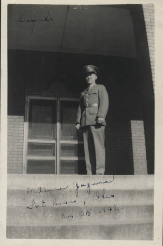 Mitsuru Yagura at Fort Hayes, Ohio, November 15, 1942