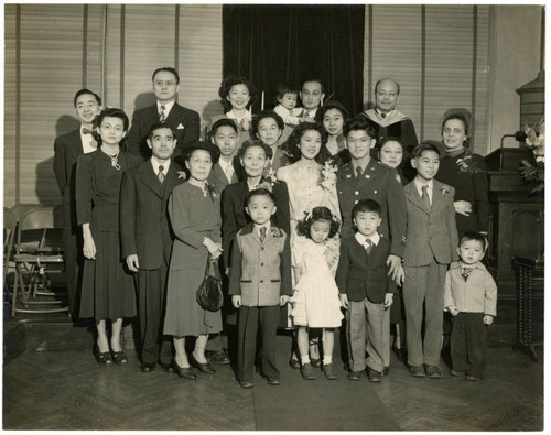 Yoshinaga family with others