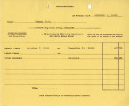 Land lease statement from Dominguez Estate Company to Henry Aoto, October 1, 1939
