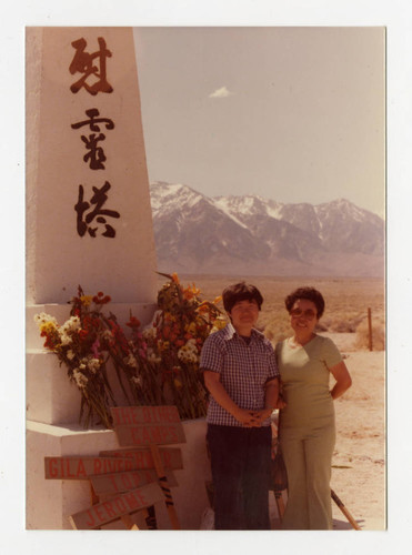 Janice Yen and Mariko Torres at 10th annual Manzanar pilgrimage