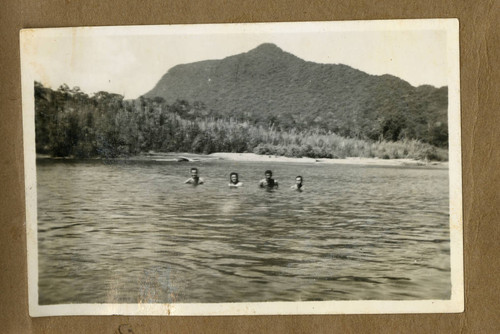 Japanese Peruvians, swimming