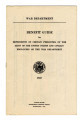 Benefit guide for dependent of certain personnel of the Army of the United States and civilian employees of the War Department