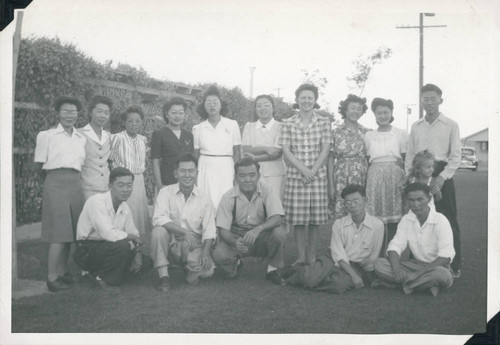 A.E.T. [Associated Evacuee Teachers] barbeque party