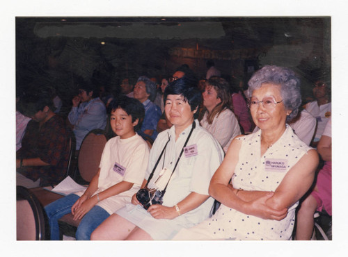 Norman Yen, Janice Yen, and Haruko Iwanaga at NCRR Washington D.C. lobbying trip