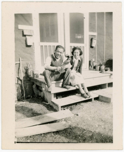 Reiko and Frank Yoshinaga at Jerome incarceration camp