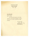 Letter from W. W. Lessing, Relocation Officer, War Relocation Authority, to Atsushi Art Ishida, April 3, 1945