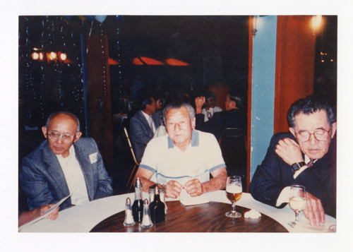 James Osamu Saito, Charles Tajiri, and Joe Yasaki at West Sider's of the 30's event