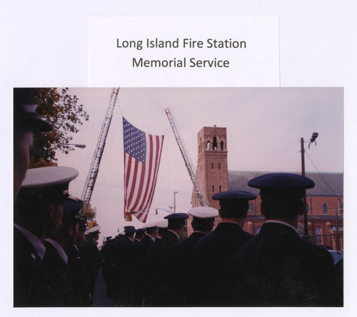 Long Island fire station memorial service