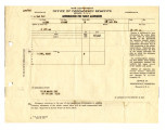 Authorization for family allowance, W. D., A. G. O. Form 630, Minoru Frank Saito