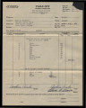 Tally-out (packing or loading list), Q.M.C. Form no. 490, George Hideo Nakamura