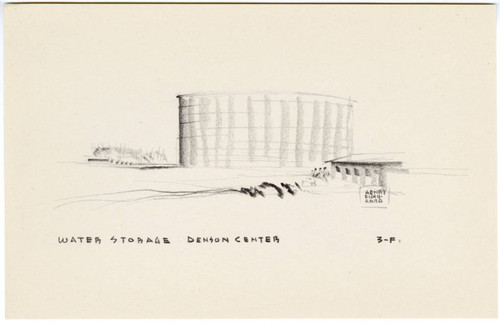 Water storage, Denson Center, 3-F