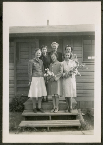 Group of women at Minidoka incarceration camp