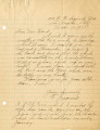 Letter from Torakichi Isono to Mr. [George H.] Hand, Chief Engineer, Dominguez Estate Company, March 10, 1937