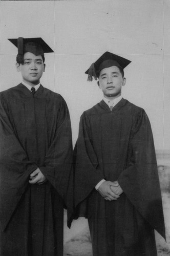 First high school graduation class at the Amache War Relocation Center