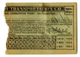 San Pedro Transportation Co. dual commutation ticket