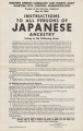 State of California, [Instructions to all persons of Japanese ancestry living in the following area:] Orange County