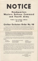 State of Washington [Civilian Exclusion Order No. 98], west Okanogan and Chelan counties and Kittitas, Yakima, Klickitat and Benton counties