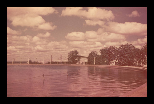 Swimming pool at Crystal City Department of Justice Internment Camp