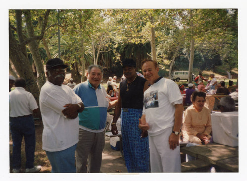 Vernon Ward, Dr. Walter Keys Gonzalez attending West Sider's of the 30's reunion event