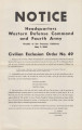 State of Oregon [Civilian Exclusion Order No. 49], Hood River County, west Wasco and Sherman Counties