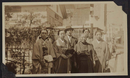 Group of people in Japan