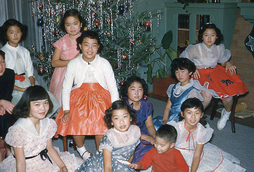 Children at Little Miss Christmas party