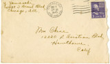 Letter from Y. [Yuka?] Yamasaki to Miss Okine, December 4, 1945 [in Japanese]