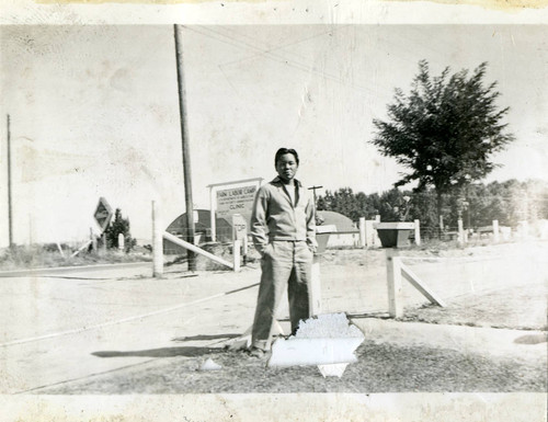 George Naohara at the Farm Labor Camp