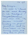 Letter from Susanne [Freitas] to the Okine Family, October 29, 1947