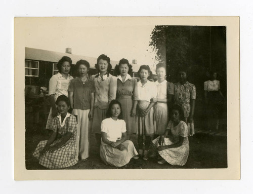 Women from Jerome camp block 5