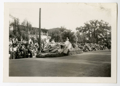 Float in the Rose Parade