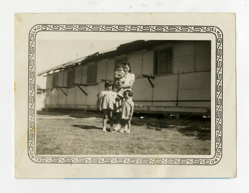 Sachiye Hata at the Gila River incarceration camp