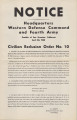 State of California, [Civilian Exclusion Order No. 10], Los Angeles County, Hollywood city area