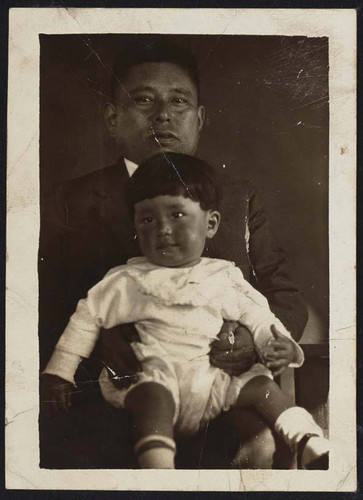 Man holding child