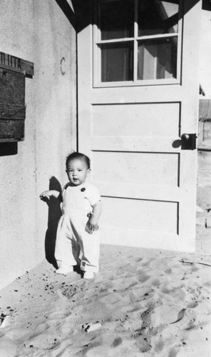 [Dennis Fujita at Granada (Amache) incarceration camp]