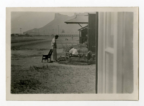 Garden in Tule Lake camp