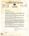 Letter from Louis F. De Martini, Jr., President, Los Angeles County Farm Bureau to Mr. Masao Okine