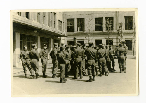 Japanese American soldiers in Japan